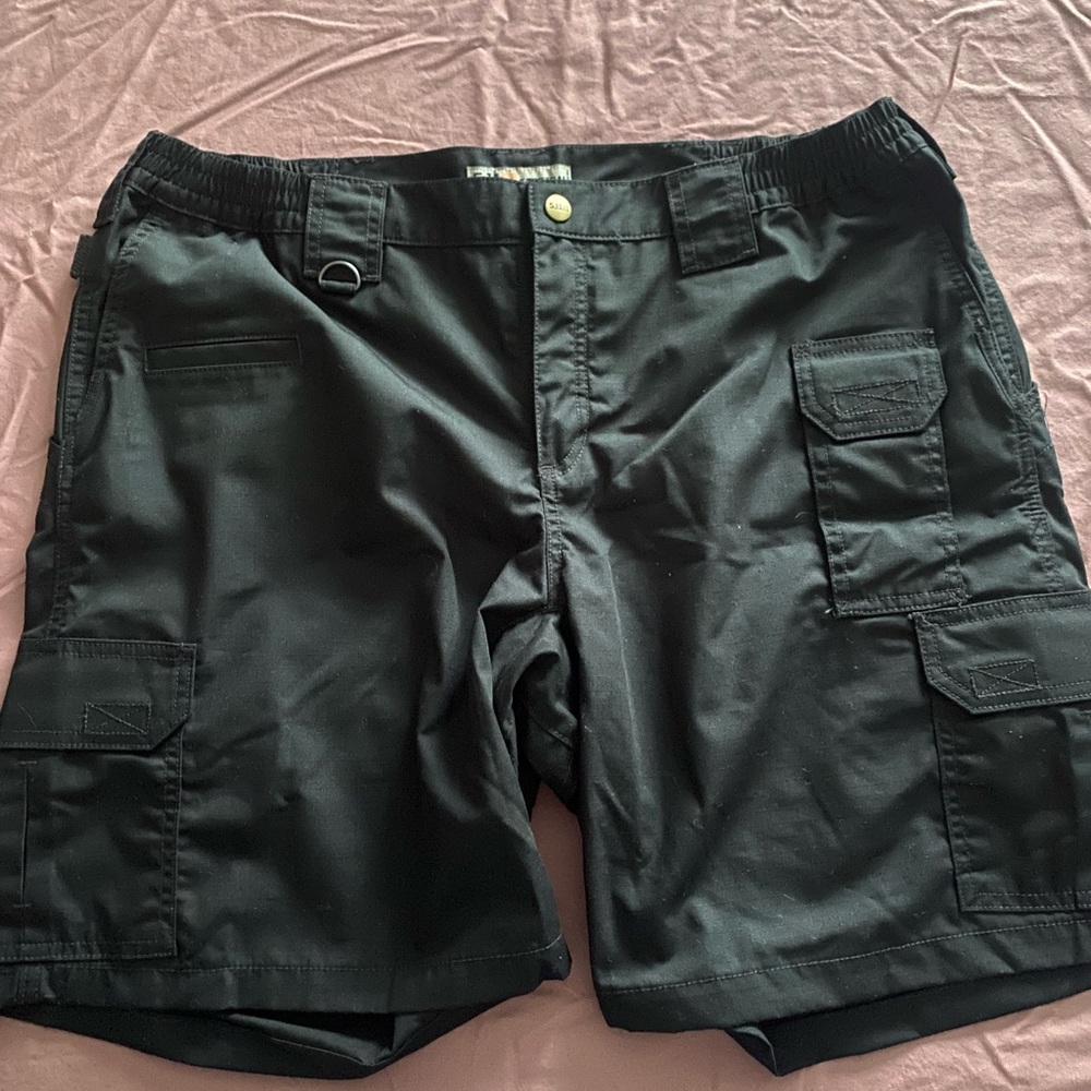 5.11 Tactical Women's Black Cargo Shorts